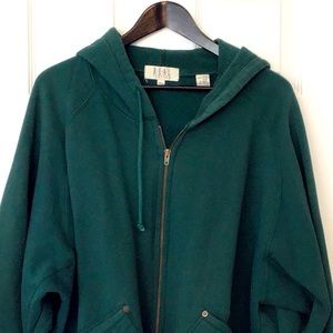 Real Clothes men’s dark green hoodie, NWOT